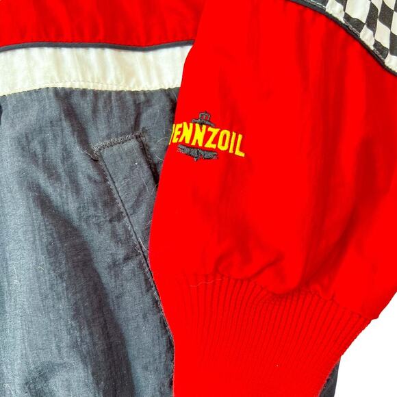 Vintage 90's Jiffy Lube Nascar Racing Jacket Windbreaker Size L - Picture 4 of 6